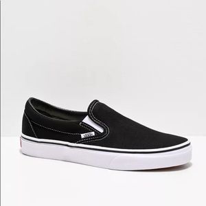 Black Slip On Vans
